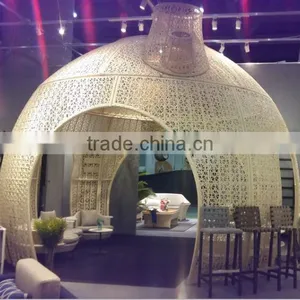Rattan for Babylon Garden Wedding Party Decoration With Aluminum Frame Power Coated Detachable Babylon Garden Decoration thumbnail-2