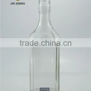 600ml 21oz Clear Glass Wine Bottle/glass Vodka Bottle China Supplier thumbnail-1