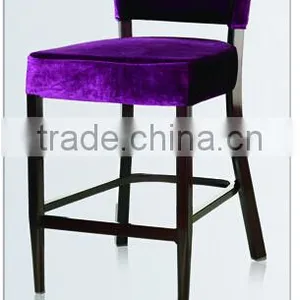 Wholesale Upholstered Hotel Bar Chair in Aluminum QL-B250 thumbnail-1