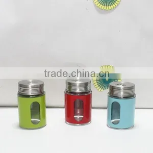 150ml Clear Glass Spice Jar With Plastic Rack thumbnail-2