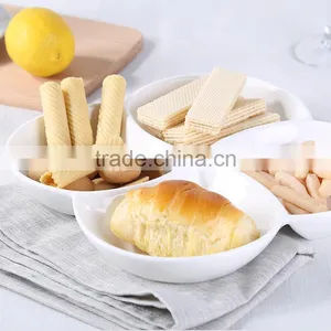 Hot Sale White 4 Compartment Grids Dish/plates thumbnail-1