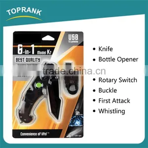 New Design Multifunction Led Mini Tool Outdoor Survival Pocket Folding Knife thumbnail-1