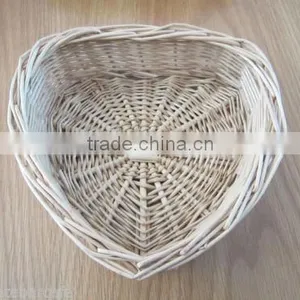Set 3 Willow Material Hand Made Decorative Empty Wicker Serving Tray thumbnail-1