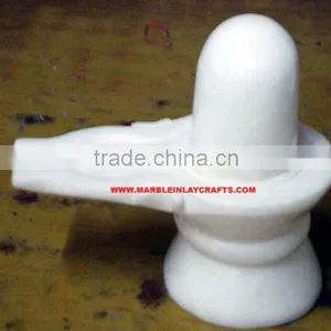 White Marble Shivling thumbnail-1
