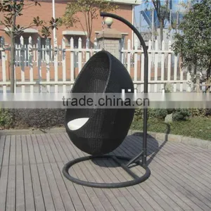 Garden Wicker Furniture Hanging Chair With Stand thumbnail-1