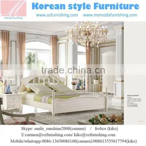 MJ656# 2016 New Luxury Colorful White Bedroom Set Wooden Children Kids Teenager Boy Bedroom Set Furniture thumbnail-1