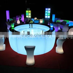 Outdor Party Used Waterproof LED Illuminated Bar Furniture Set Counter thumbnail-2