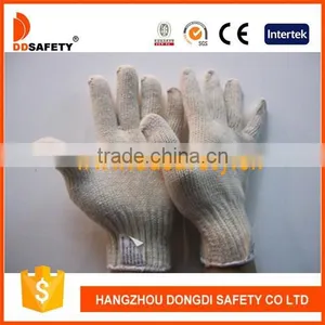 DDSAFETY 2017 Guante Japones 7 Gauge 4 Threads Natural Cotton Polyester String Knit Safety Gloves thumbnail-1
