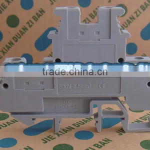 Electrical Doulbe Level Terminal Block Connector 500V 32A MBKKB-2.5 thumbnail-3