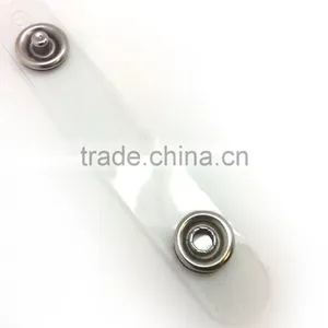 CLEAR STRAIGHT NARROW VINYL TAB, VINYL TAB WITH METAL SNAP thumbnail-5