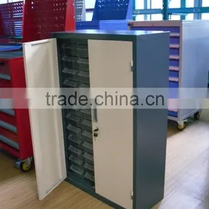 Heavy Duty Plastic Bins Vintage Plastic Parts Storage Cabinet thumbnail-4