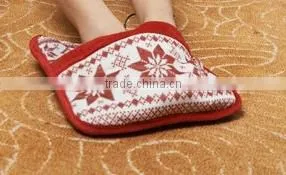 New Fashiion Cute Lady USB Heated Plush Shoes Electric Foot Warmer USB Powered Foot Warmer thumbnail-1
