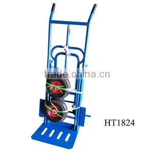 Qingdao Wantai Two Pneumatic Rubber Wheel Hand Pull Trolley With CE Certificate thumbnail-3