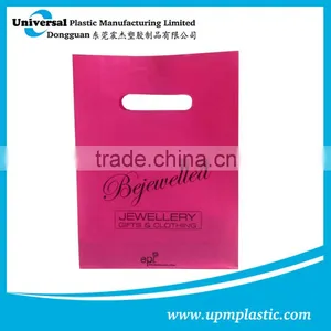 Eco-friendly Degredable Punched Out Handle Plastic Bag thumbnail-4