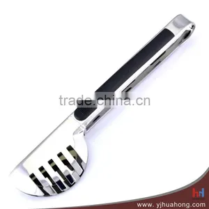 Anti Slip Handle Stainless Steel Food Serving Tongs,Salad Ice Tongs thumbnail-1
