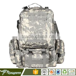 Canvas Camping Camouflage Backpack Bag thumbnail-1