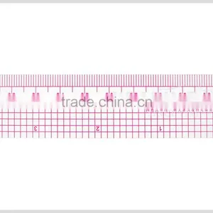 Factory Wholesale High Quality 1"*12" Plastic Fabric Garment Ruler #B-65 thumbnail-2