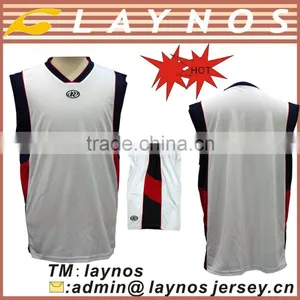 100%polyester Mesh Cooldry Basketball Jersey thumbnail-1