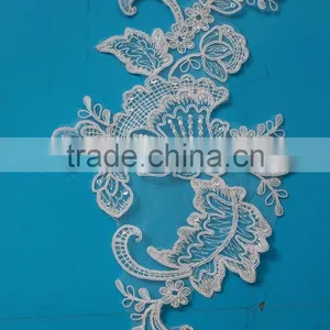 Fashion Beautiful Design Fancy Machine Sequin Butterfly Lace Flower Wedding Dress thumbnail-1