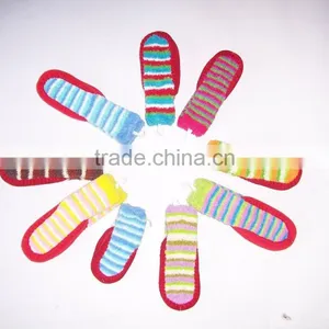 Chenille Socks Fluffy Socks Fresh Color Feather Socks for Children thumbnail-6