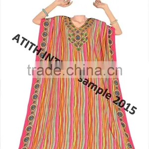 DIGITALLY PRINT MICROFIBER KAFTANS thumbnail-4