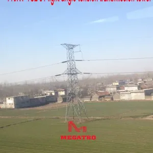 MEGATRO 110kV 1C2 J1 Light Angle Tension Transmission Tower thumbnail-1