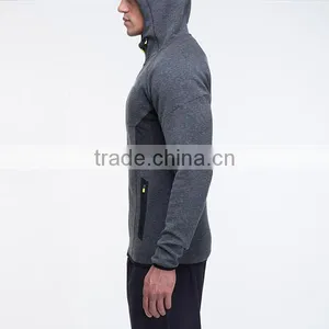 MEN MUSCLE FIT ZIPPER JACKET 2.0 GREY thumbnail-3