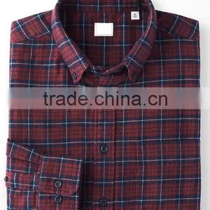 Top Quality Latest Shirts Design Red Black Men Flannel Shirt New Pattern Shirts thumbnail-1