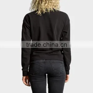 Women Black Hoodies Warm up Suits for Women Sequins Hoddies thumbnail-2