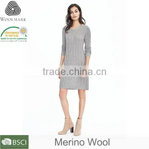 Lady Sweater Dress OEM, Superior Women Sweater Dress thumbnail-1
