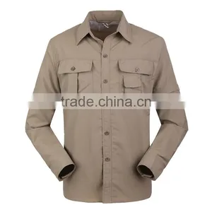Juqian 2016 OEM Wholesale Colors High Quality Mens Classic Soft Textile Nylon Breathable Work Shirt Wholesale thumbnail-3