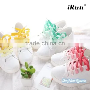 Polyester Flat Tubular Colorful Laces~7 Colours Available~Custom Width&Length Rainbow Shoe Laces~~Accept Custom thumbnail-6