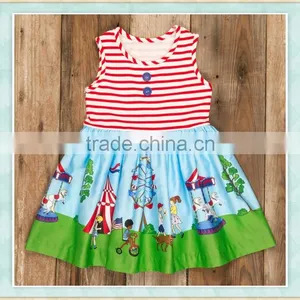 July 4th Boutique Clothing 4th of July Girls Designer Dresses for Children Wholesale Children's Boutique Clothing thumbnail-1
