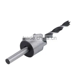 4 Pcs HSS Flute Countersink Drill Bit Set Screw Woodworking Chamfer Tool 3-6mm Hot Search thumbnail-4