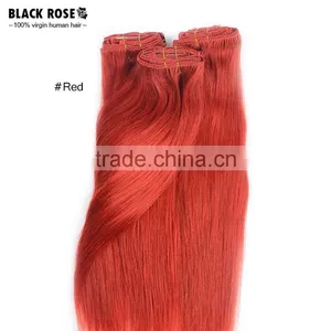 8A Wet and Wavy Virign Brazilian Hair African American Clip in Human Hair Extension thumbnail-6
