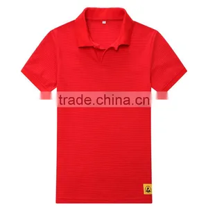 Comfortable Unisex Short Sleeve ESD T- Shirt of Low Triboelectric Voltage thumbnail-3