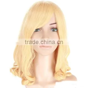 Brazilian 2015 Hair Wig for Party,Full Lace Wig With Baby Hair,Japan Cosplay Wig Funny Wigs Synthetic Hair Dubaa Fashion thumbnail-1