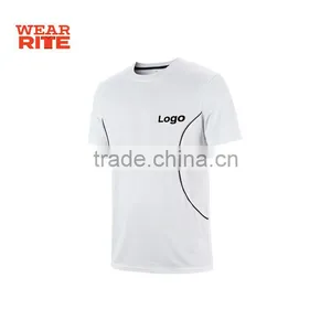 Logo Printing 100% Dry Fit Polyester Moisture Wicking T Shirt thumbnail-3