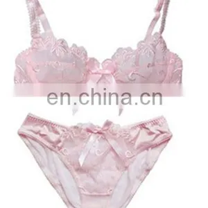 OEM Factory Ladies Fancy Underwired Sexy Designer Bra and Panty Set thumbnail-3