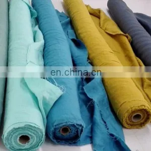 100% Pure Linen Stone Washed Fabrics in Many Colors for Clothes thumbnail-4