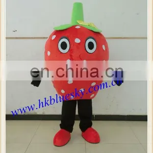 Simple Logo Strawberry Mascot Costumes for Adults thumbnail-1