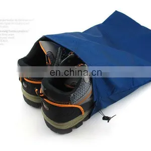 Cheap Shoe Bags Drawstring Waterproof Drawstring Bag With Woven Label Logo thumbnail-1