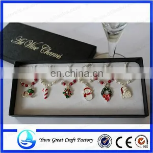 Luxury Christmas Wine Glass Charms thumbnail-1