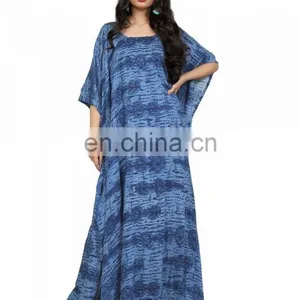 Printed Kaftans Collection 2017 / Women Decent Daily Casual Wear Ankle Length Kaftans (kaftan Dress) thumbnail-1