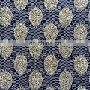 Newly Large Oval Dot Nylon Metallic Mesh Fabric thumbnail-1
