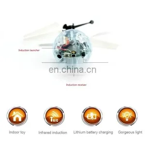 Dropshipping Mini Fun Kids Toy Suspended Crystal Ball Sensing Aircraft Hand Induction Flying Aircraft thumbnail-4
