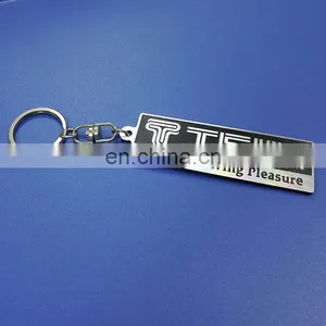 Oil Pressured Aluminum Metal Rectangular Key Tags thumbnail-1