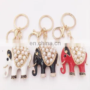 Fashion Elephant Keychain Pendant Colorful Key Chain Bag Car Key Chain thumbnail-1