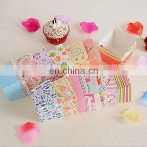 Custom Paper Cupcake Square Baking Cups thumbnail-1