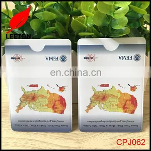 Factory Custom Vertical Plastic ID Card Holder thumbnail-1